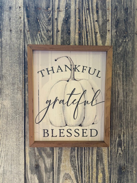 Grateful Thankful Blessed